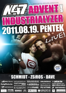The Advent & Industrialyser Live flyer