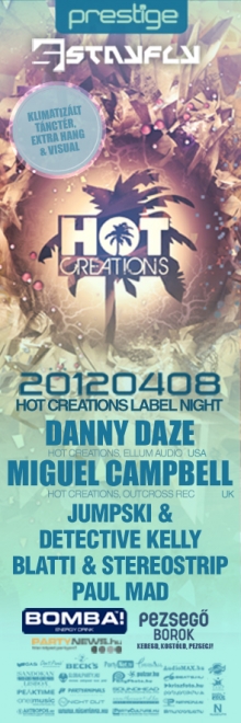 Hot Creations Label Night flyer