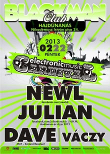 Electronic Carneval flyer